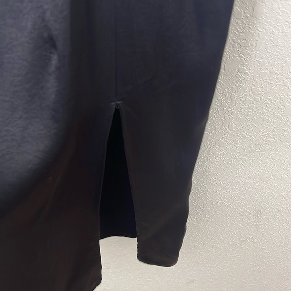 Zara satin midi dress with faux pearl straps - Picture 7 of 9